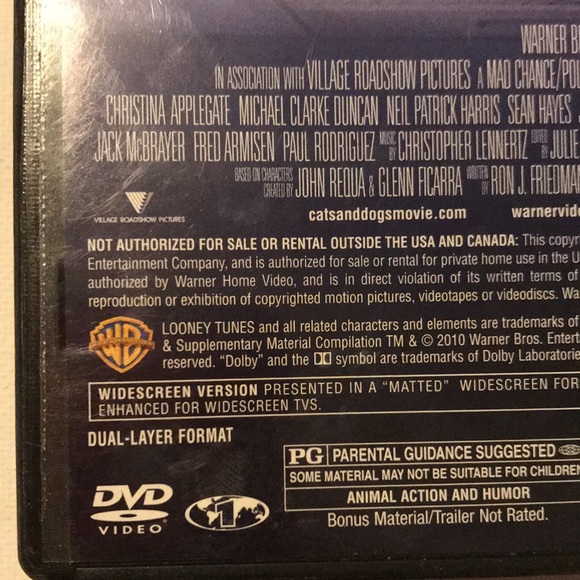 Two DVDs: Cats and Dogs and Cats & Dogs 2: The Revenge of Kitty Galore - Picture 8 of 10